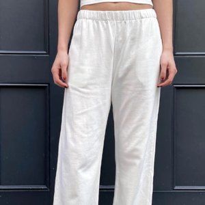 Brandy Melville White Anastasia Sweatpants